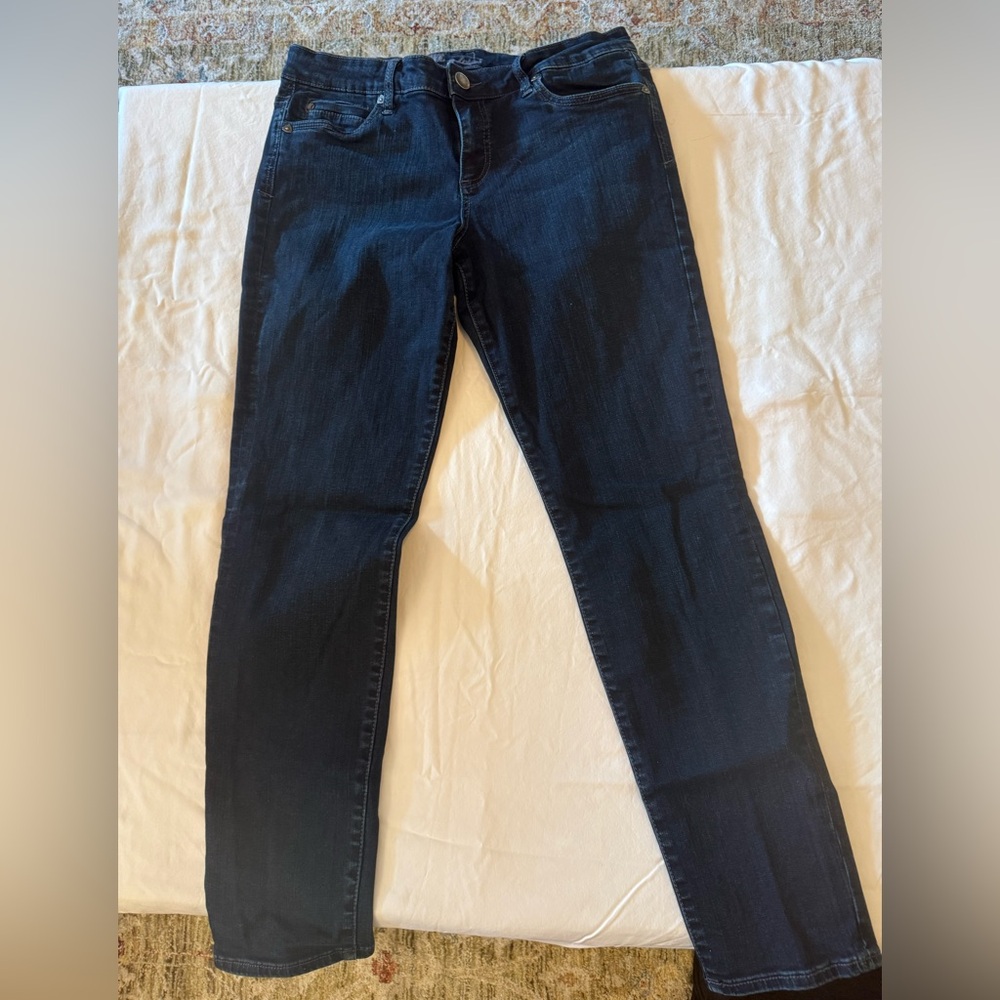 Kut from the Kloth Like New Size 12 Women's Dark Blue Jeans